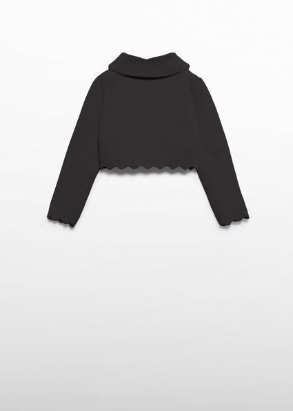 Kids | Cardigan in maglia colletto pellicciotto bambina