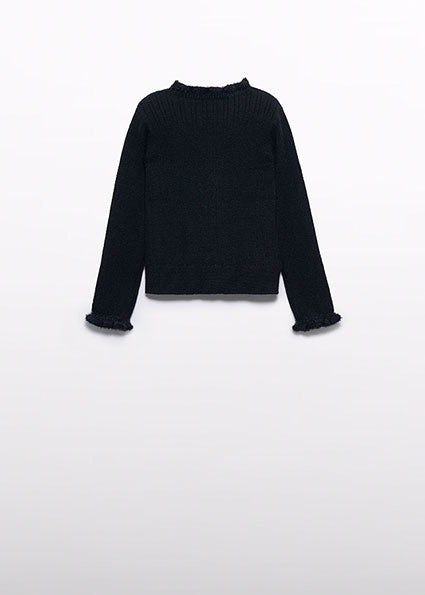 Junior | Lupetto costine bambina