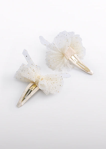 Accessori | Set 2 fermagli tulle bambina