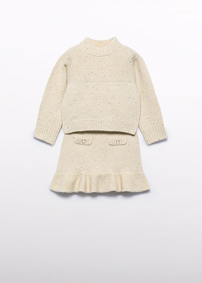 Kids | Completo in maglia gonna bambina