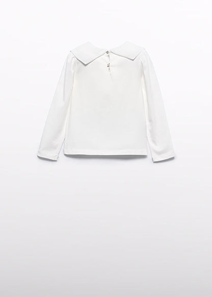 Kids | Maglietta chiffon fiocco bambina