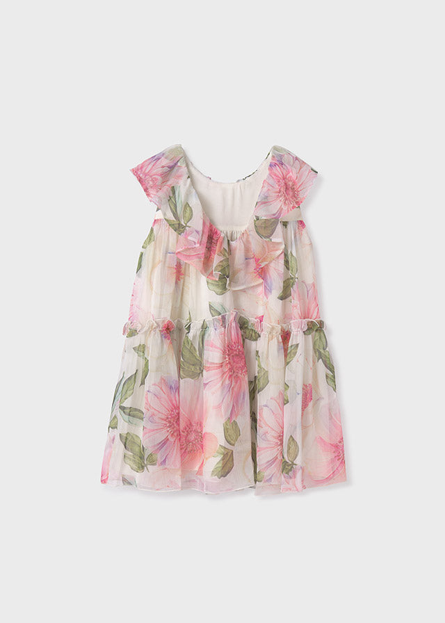 Junior | Abito in chiffon stampato