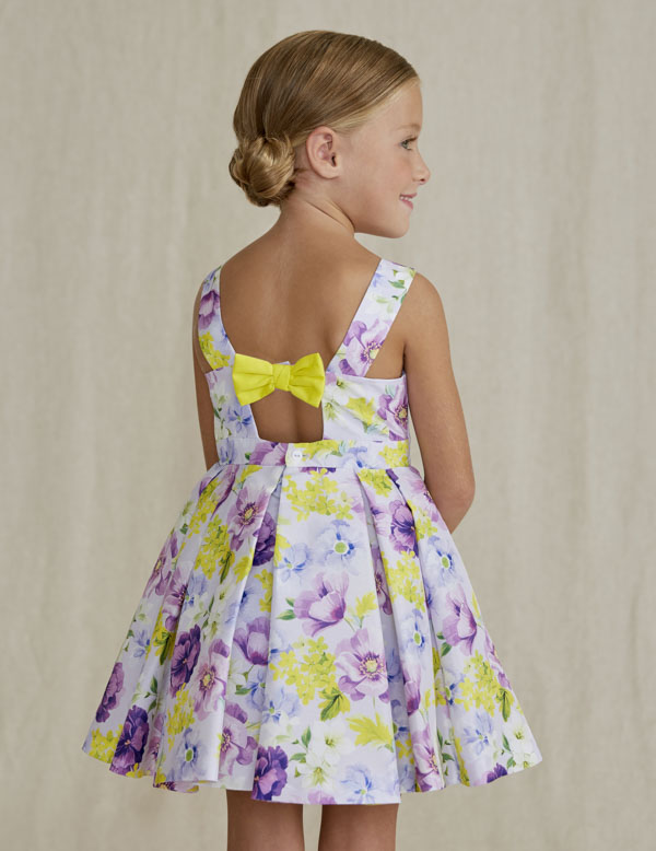 Kids | Vestito shantung stampato bambina