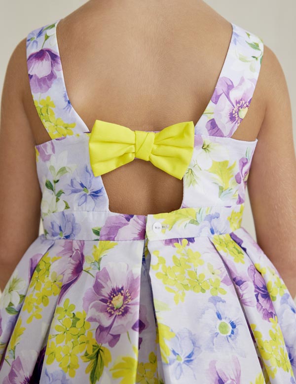 Kids | Vestito shantung stampato bambina