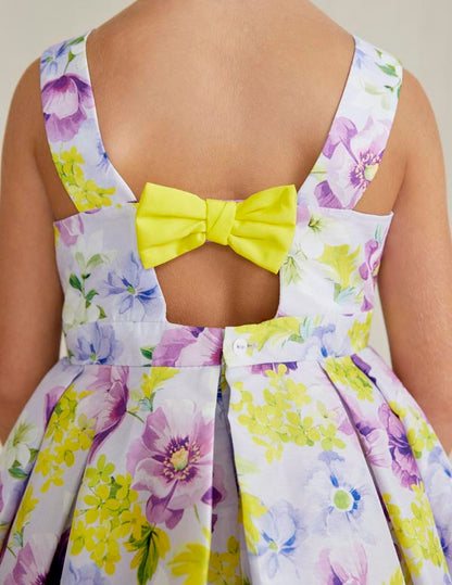 Kids | Vestito shantung stampato bambina