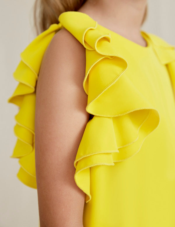 Kids | Tuta in volant crepe